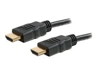 C2G 2m High Speed HDMI Cable with Ethernet - 4K - UltraHD - HDMI-kaapeli Ethernetillä - HDMI uros to HDMI uros - 2 m - musta malleihin Microsoft Surface Hub 2S 50" 82005