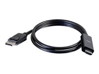 C2G 1.8m DisplayPort Male to HD Male Active Adapter Cable - 4K 60Hz - Sovitinkaapeli - DisplayPort uros to HDMI uros - 1.8 m - musta - aktiivinen, 4K-tuki 80694