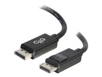 C2G 10ft Ultra High Definition DisplayPort Cable with Latches - 8K DisplayPort Cable - M/M - DisplayPort -kaapeli - DisplayPort (uros) to DisplayPort (uros) - 3.05 m - lukittu - musta 54402