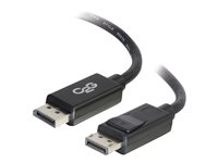 C2G 25ft Ultra High Definition DisplayPort Cable with Latches - 8K DisplayPort Cable - M/M - DisplayPort -kaapeli - DisplayPort (uros) to DisplayPort (uros) - 7.62 m - lukittu - musta 54404