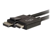C2G 10ft DisplayPort to HDMI Cable - DP to HDMI Adapter Cable - M/M - DisplayPort -kaapeli - DisplayPort (uros) to HDMI (uros) - 3.048 m - musta 54327