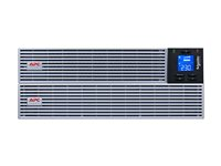 APC Easy UPS On-Line - UPS (telineasennettava) - Vaihtovirta 230 V - 1800 watti(a) - 2000 VA - Litiumioni - RS-232, USB - lähtöliittimet: 6 - 4U - 19" - musta hopealla malleihin Modbus Card SRVSMB001 SRVL2KRILRK