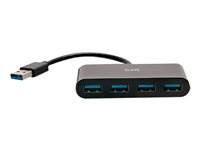 C2G 4-Port USB Hub - USB 3.0 Hub - SuperSpeed USB - 5Gbps - Hub - 4 x SuperSpeed USB 3.0 - työpöytä C2G54461